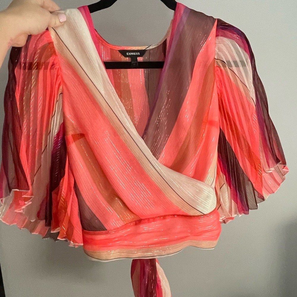 Express Pink Crop Top